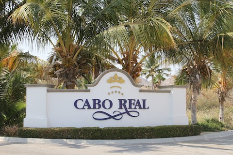Entrance Sign to Cabo Real