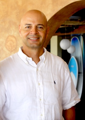 Mauricio Balderrama, general manager and one of the owners of the Cabo Surf Hotel,