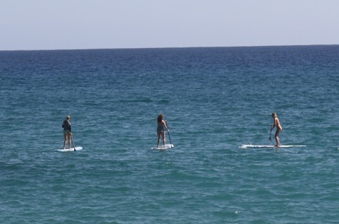 SUP is a great way to stay fit in Cabo. 