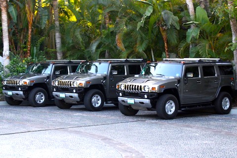 One&Only Palmilla Branded hummers