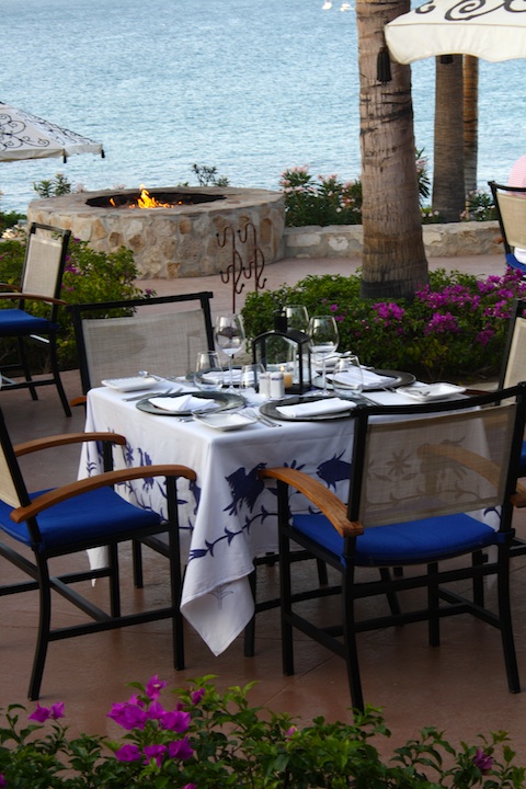 A Table at Agua Restaurant at the One&Only Palmilla