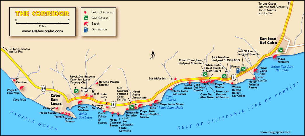 The Golden Corridor Map
